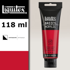 L026 - 292 - Rosso Naftol Carminio 118 ML Colore Acrilico Liquitex Basics