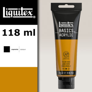 L015 - 416 - Giallo di Marte 118 ML Colore Acrilico Liquitex Basics