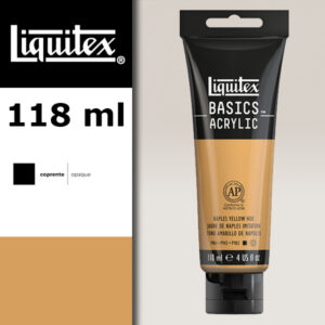 L014 - 601 - Giallo di Napoli 118 ML Colore Acrilico Liquitex Basics