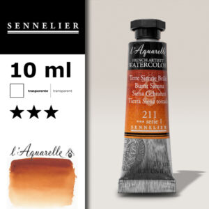 S081 - 211 - Terra di Siena bruciata 10 ML Colori Acquerello Sennelier L'Aquarelle - Extra fine