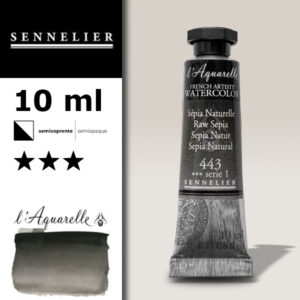 S098 - 443 - Seppia naturale 10 ML Colori Acquerello Sennelier L'Aquarelle - Extra fine