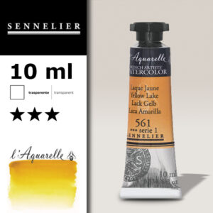 S011 - 561 - Lacca gialla 10 ML Colori Acquerello Sennelier L'Aquarelle - Extra fine