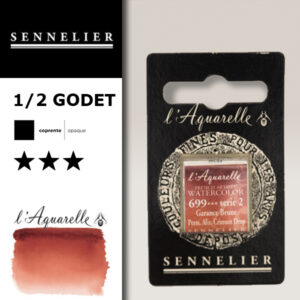 S082 - 699 - Lacca porpora Colori Acquerello Extra Fine L'Aquarelle 1/2 Godet Sennelier
