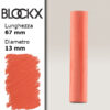 BX000 - 203 - Rosso Scarlatto Pyrrolo 3 Pastello Secco L67mm x D13mm BLOCKX