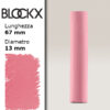 BX000 - 253 - Rosa Permanente 3 Pastello Secco L67mm x D13mm BLOCKX