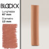 BX000 - 403 - Terra di Siena Naturale 3 Pastello Secco L67mm x D13mm BLOCKX