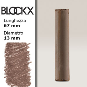 BX000 - 431 - Ambra Bruciata 1 Pastello Secco L67mm x D13mm BLOCKX