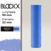 BX000 - 513 - Blu Oltremare 3 Maxi Pastello Secco L94 x D22mm BLOCKX