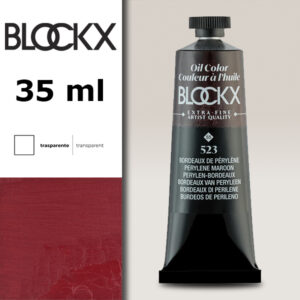 BX038 - 523 - Bordeaux Perylene S5 Colore a Olio Extra Fine 35 ML BLOCKX