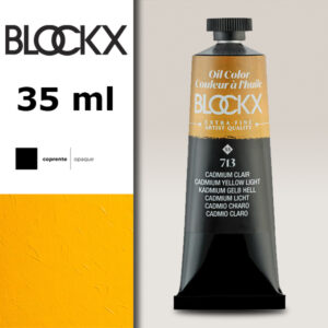 BX011 - 713 - Giallo Cadmio Chiaro S5 Colore a Olio Extra Fine 35 ML BLOCKX