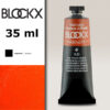 BX023 - 821 - Rosso di Cadmio Arancio S6 Colore a Olio Extra Fine 35 ML BLOCKX