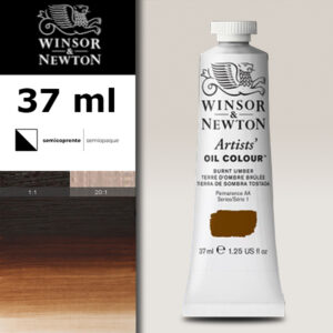 W095 - 076 - Terra d'ombra bruciata 37 ML Olio Winsor e Newton Artist