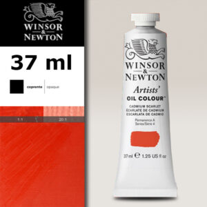 W017 - 106 - Scarlatto di cadmio 37 ML Olio Winsor e Newton Artist