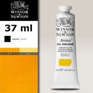 W009 - 108 - Giallo di cadmio 37 ML Olio Winsor e Newton Artist