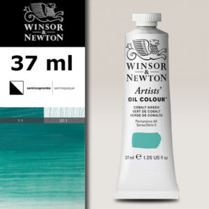 W063 - 184 - Verde di cobalto 37 ML Olio Winsor e Newton Artist