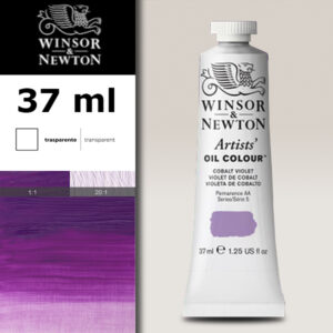 W036 - 192 - Viola di cobalto 37 ML Olio Winsor e Newton Artist