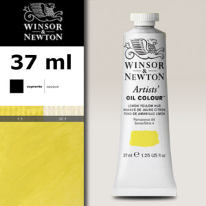 W001 - 347 - Giallo di limone imit  37 ML Olio Winsor e Newton Artist