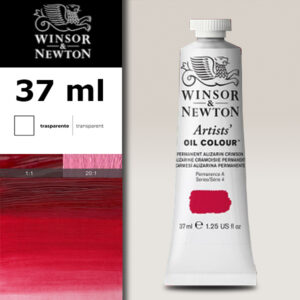 W024 - 468 - Cremisi d'alizarina permanente  37 ML Olio Winsor e Newton Artist