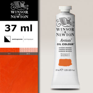 W015 - 724 - Arancio Winsor 37 ML Olio Winsor e Newton Artist