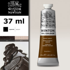 W046 - 076 - Terra d'ombra bruciata 37 ML Olio Winton Winsor e Newton