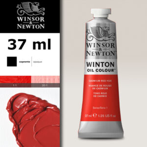 W010 - 095 - Rosso di cadmio imit 37 ML Olio Winton Winsor e Newton