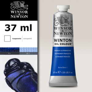 W024 - 263 - Oltremare francese 37 ML Olio Winton Winsor e Newton