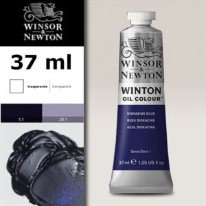 W026 - 406 - Blu diossazina 37 ML Olio Winton Winsor e Newton