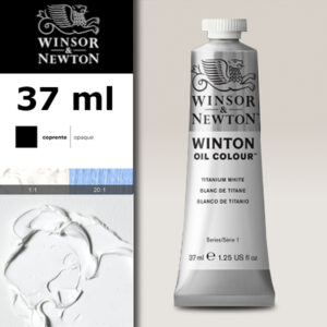W054 - 644 - Bianco titanio 37 ML Olio Winton Winsor e Newton