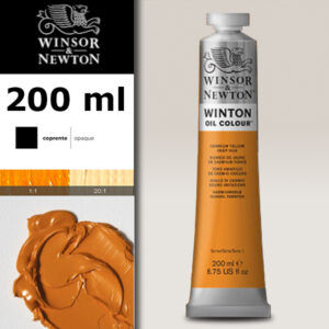 W006 - 115 - Giallo di cadmio scuro imit 200 ML Olio Winton Winsor e Newton