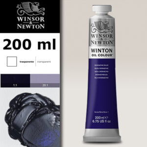 W026 - 406 - Blu diossazina 200 ML Olio Winton Winsor e Newton