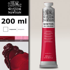 W017 - 468 - Cremisi d'alizarina permanente 200 ML Olio Winton Winsor e Newton
