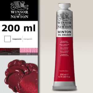 W016 - 478 - Lacca cremisi permanente 200 ML Olio Winton Winsor e Newton