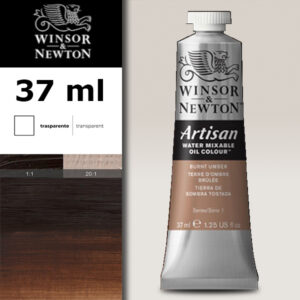W034 - 076 - Terra d'ombra bruciata 37 ML Olio ad Acqua Winsor e Newton Artisan
