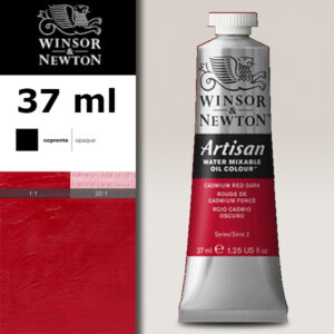 W011 - 104 - Rosso di cadmio scuro 37 ML Olio ad Acqua Winsor e Newton Artisan