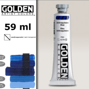 G053 - 1005 Blu di Antrachinone S7 Acrilico Extra Fine Heavy Body 59 ML Golden