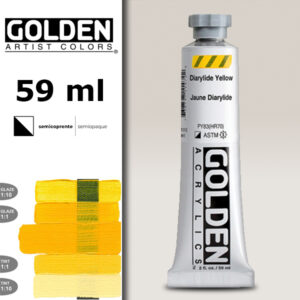 G018 - 1147 Giallo Diarylide S6 Acrilico Extra Fine Heavy Body 59 ML Golden