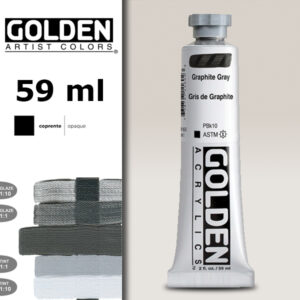 G106 - 1160 Grigio Grafite S2 Acrilico Extra Fine Heavy Body 59 ML Golden