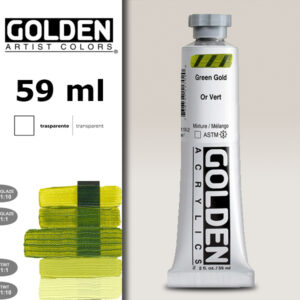 G081 - 1170 Verde Oro S7 Acrilico Extra Fine Heavy Body 59 ML Golden