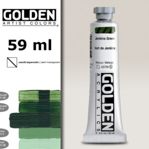 G074 - 1195 Verde Jenkins S7 Acrilico Extra Fine Heavy Body 59 ML Golden