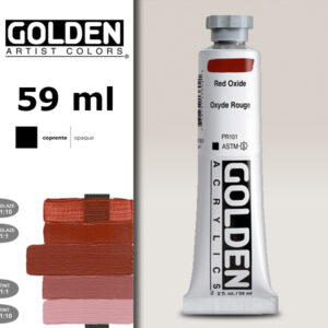G093 - 1360 Rosso Ossido S1 Acrilico Extra Fine Heavy Body 59 ML Golden