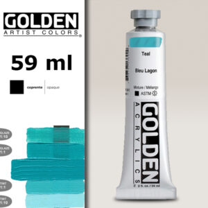 G062 - 1369 Blu Lagon S3 Acrilico Extra Fine Heavy Body 59 ML Golden