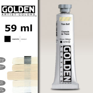 G083 - 1370 Beige di Titanio S1 Acrilico Extra Fine Heavy Body 59 ML Golden