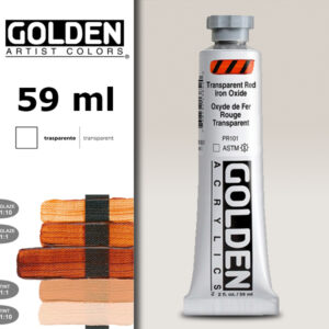 G092 - 1385 Rosso Ossido Fine S3 Acrilico Extra Fine Heavy Body 59 ML Golden