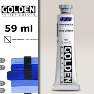 G048 - 1400 Blu Oltremare S2 Acrilico Extra Fine Heavy Body 59 ML Golden
