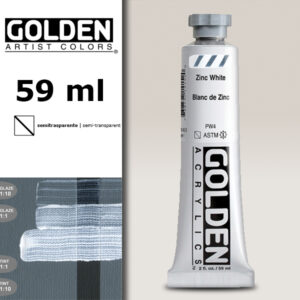 G107 - 1415 Bianco di Zinco S1 Acrilico Extra Fine Heavy Body 59 ML Golden