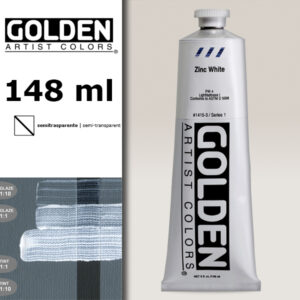 G107 - 1415 Bianco di Zinco S1 Acrilico Extra Fine Heavy Body 148 ML Golden
