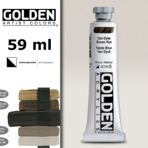 G101 - 1462 Bruno Vandyke S3 Acrilico Extra Fine Heavy Body 59 ML Golden