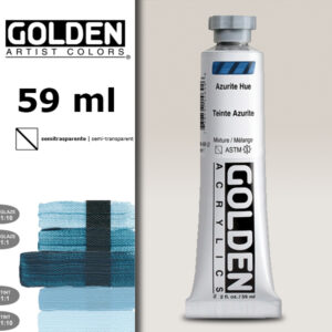 G061 - 1464 Azzurrite S1 Acrilico Extra Fine Heavy Body 59 ML Golden