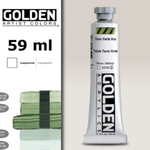 G076 - 1468 Verde Terra S1 Acrilico Extra Fine Heavy Body 59 ML Golden