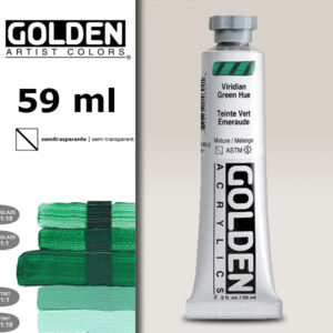 G068 - 1469 Verde Vivirdiano S1 Acrilico Extra Fine Heavy Body 59 ML Golden